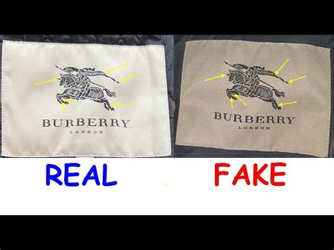 burberry sandringham real vs fake|how to spot a Burberry.